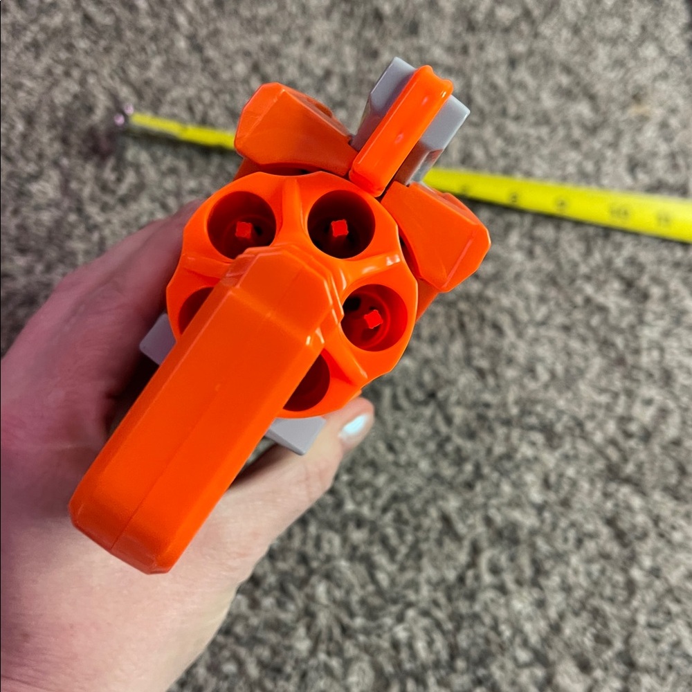 NERF Zombie Strike Hammershot Blaster (Amazon Exclusive) LIKE NEW darts not incl